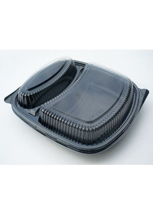 D82 (base) and C82 (lid) - 2 Compartments Bento Box with Lid