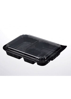 L8304 (base) and L8305 (lid) - 4 Compartments Bento Box with Lid
