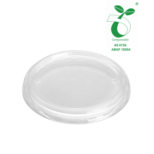 F117 PLA - YS PLA Flat Lid for PLA Round Deli Containers / Açaí Bowls (DIA. 117mm)