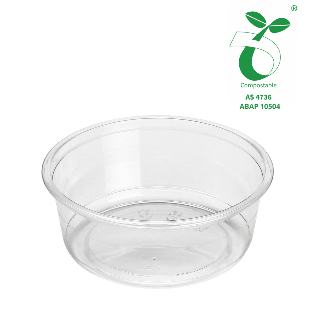 YS-08RG - YS 8oz PLA 8oz Clear Round Deli Container / Açaí Bowl