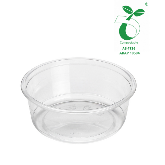YS-08RG - YS 8oz PLA 8oz Clear Round Deli Container / Açaí Bowl