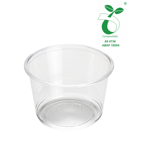 YS-16RG - YS 16oz PLA Clear Round Deli Container / Açaí Bowl