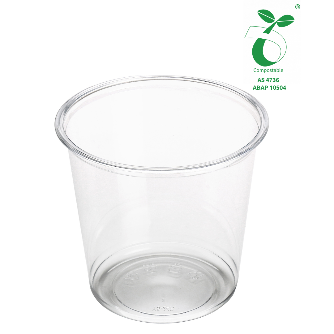 YS-24RG - YS 24oz PLA Clear Round Deli Container / Açaí Bowl